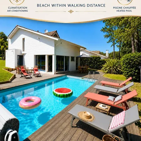 Premium, Climatisee, Piscine Chauffee, A Pied Villa *